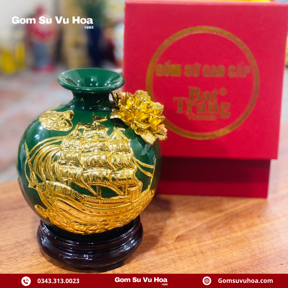 Dịch Vụ Sản Xuất Gốm Sứ Chuyên Nghiệp, Uy Tín Chỉ Có Tại Vũ Hòa 17 Bình Hút Lộc Thuận Buồm Xuôi Gió