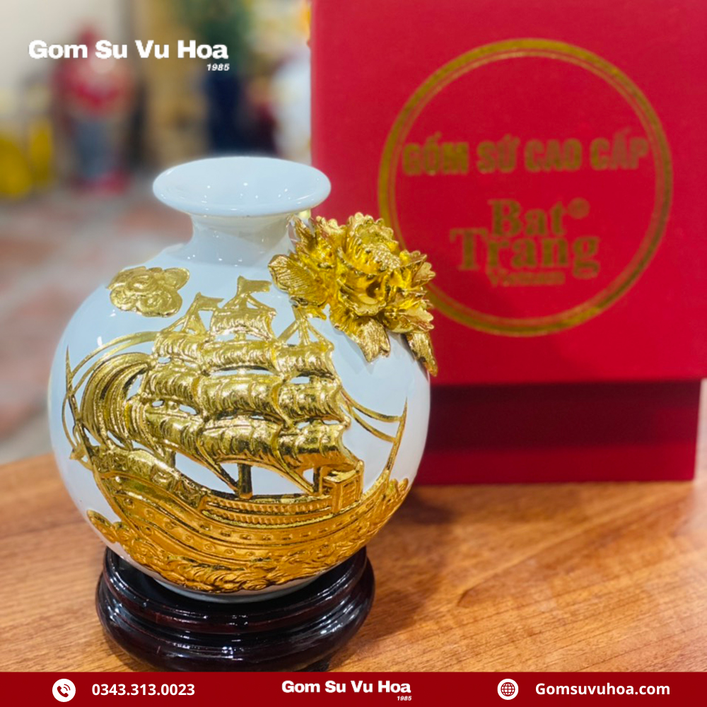 Gợi Ý 20+ Mẫu Bình Hút Lộc Cho Người Mệnh Thổ 8 binh hut loc thuan buom xuoi gio dat vang 3 2