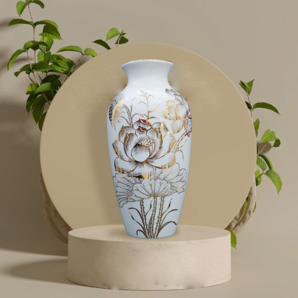 399+ Mẫu Bình Hoa Gốm Sứ Đẹp Nhất Hiện Nay 9 3ecdd76bd71ced8fab604b2178a39287