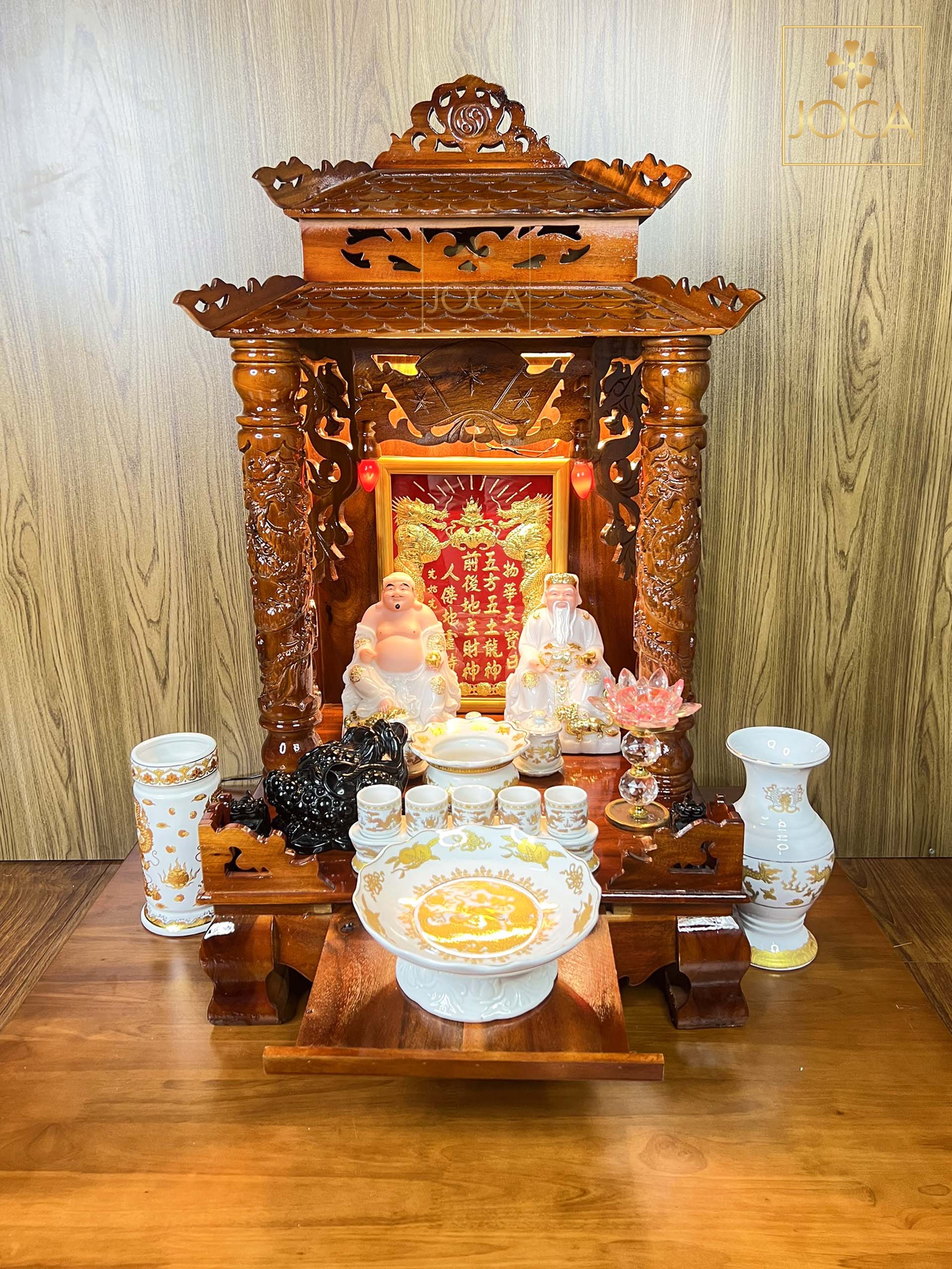 Kích thước bàn thờ Thần Tài: Chọn sao cho chuẩn, rước lộc đầy nhà? 12 kích thước phong thủy bàn thờ thần tài