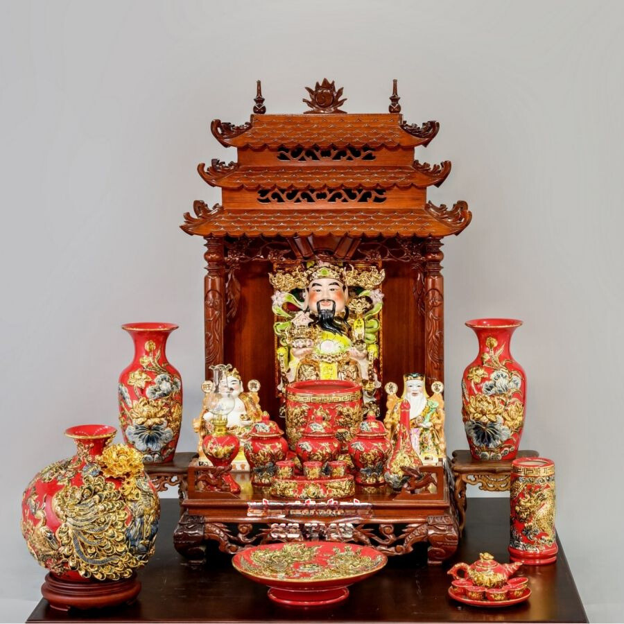 Bàn Thờ Thần Tài Gồm Những Gì? 17 ống hương để bàn thờ thần tài
