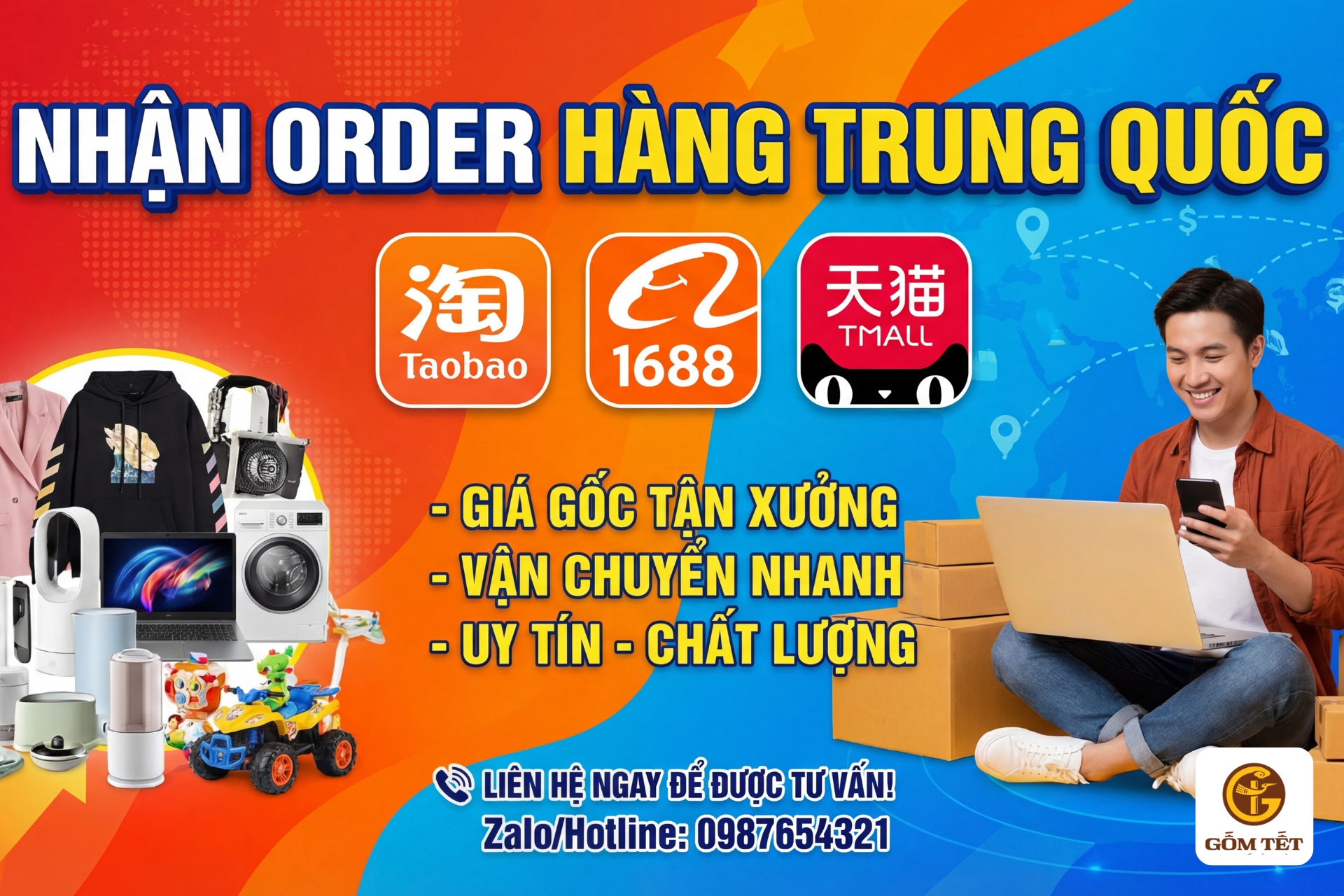 order hang trung quoc
