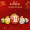 Bình Hút Lộc Cuốn Thư Phát Tài Phát Lộc Dát Vàng 12 binh hut loc cuon thu phat tai phat loc
