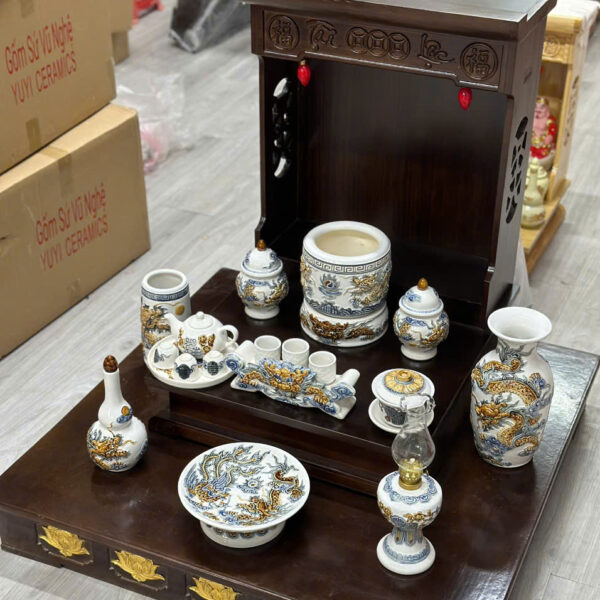 Bộ Đồ Thờ Gốm Sứ Màu Trắng 25 z6005055828312 5f1ba87133baa82beafebcfb5708c3a5