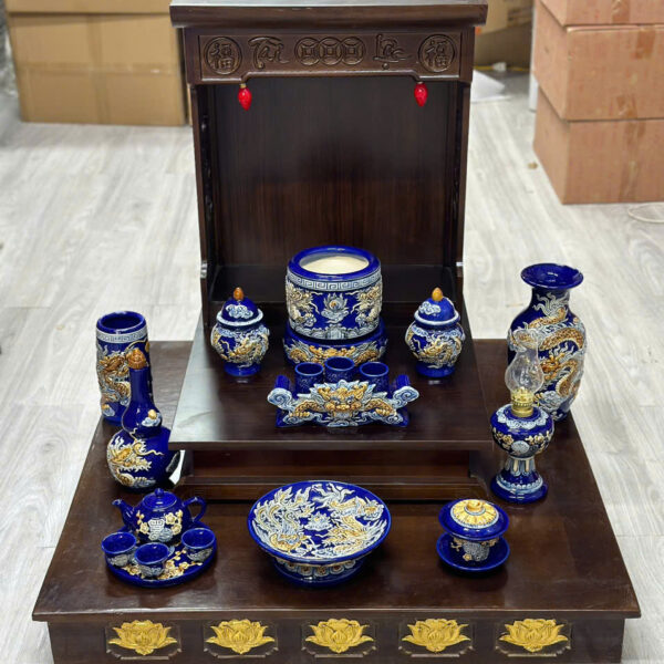 Bộ Đồ Thờ Gốm Sứ Màu Xanh Coban 25 z6005209746934 651b88baf8329d21f61e6928178975cf