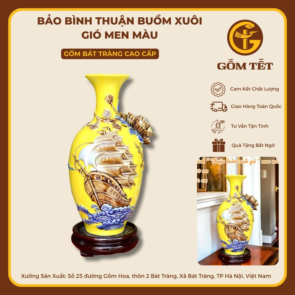Bảo Bình Thuận Buồm Xuôi Gió Men Màu
