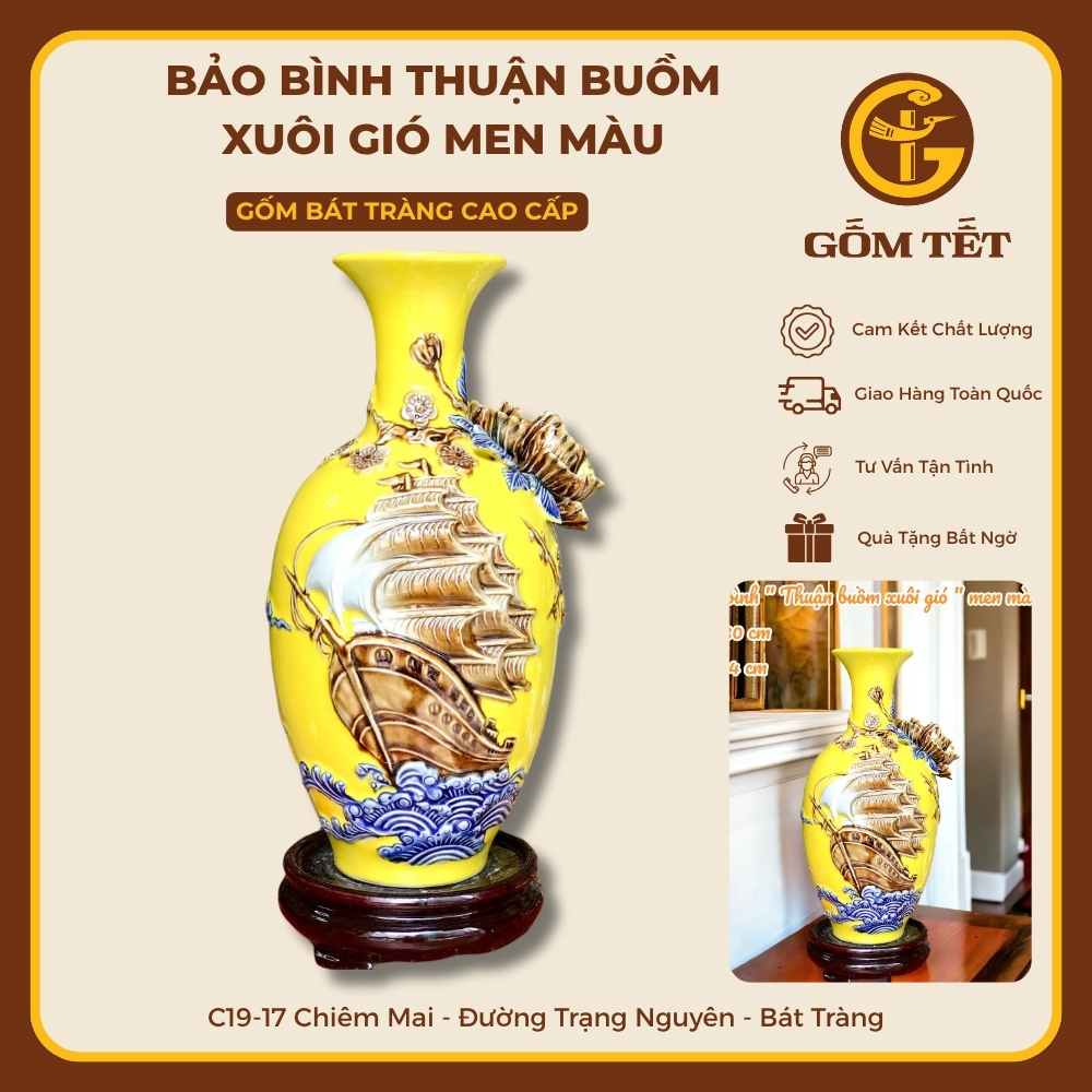 Bảo Bình Thuận Buồm Xuôi Gió Men Màu 4 Bao binh Thuan buom xuoi gio men mau 4