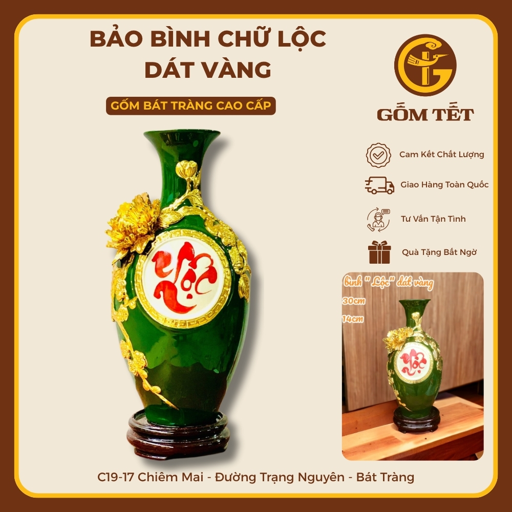 Bảo Bình Chữ Lộc Rát Vàng 3 Bao binh Thuan buom xuoi gio dat vang 4
