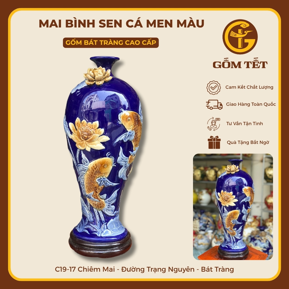 Mai Bình Sen Cá Men Màu 5 Mai binh sen ca men mau 5