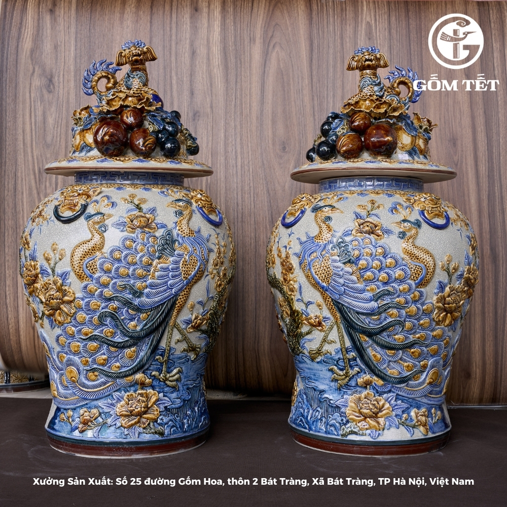 Choé Công Đào Men Rạn 5l, 10l, 20l, 30l, 40l, 50l 4 Choe cong dao 30l 1