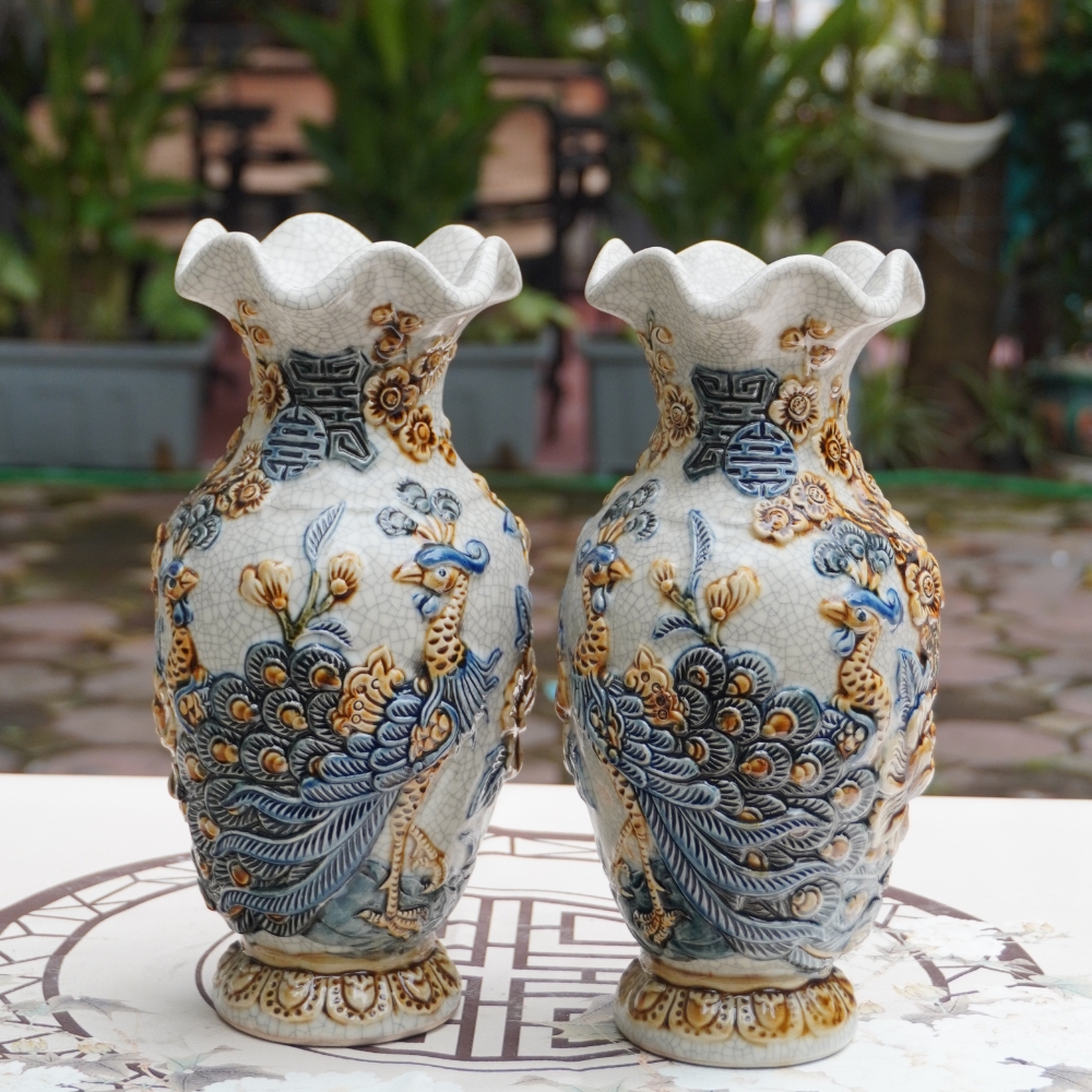 Lọ Lượn Công Đào Men Rạn