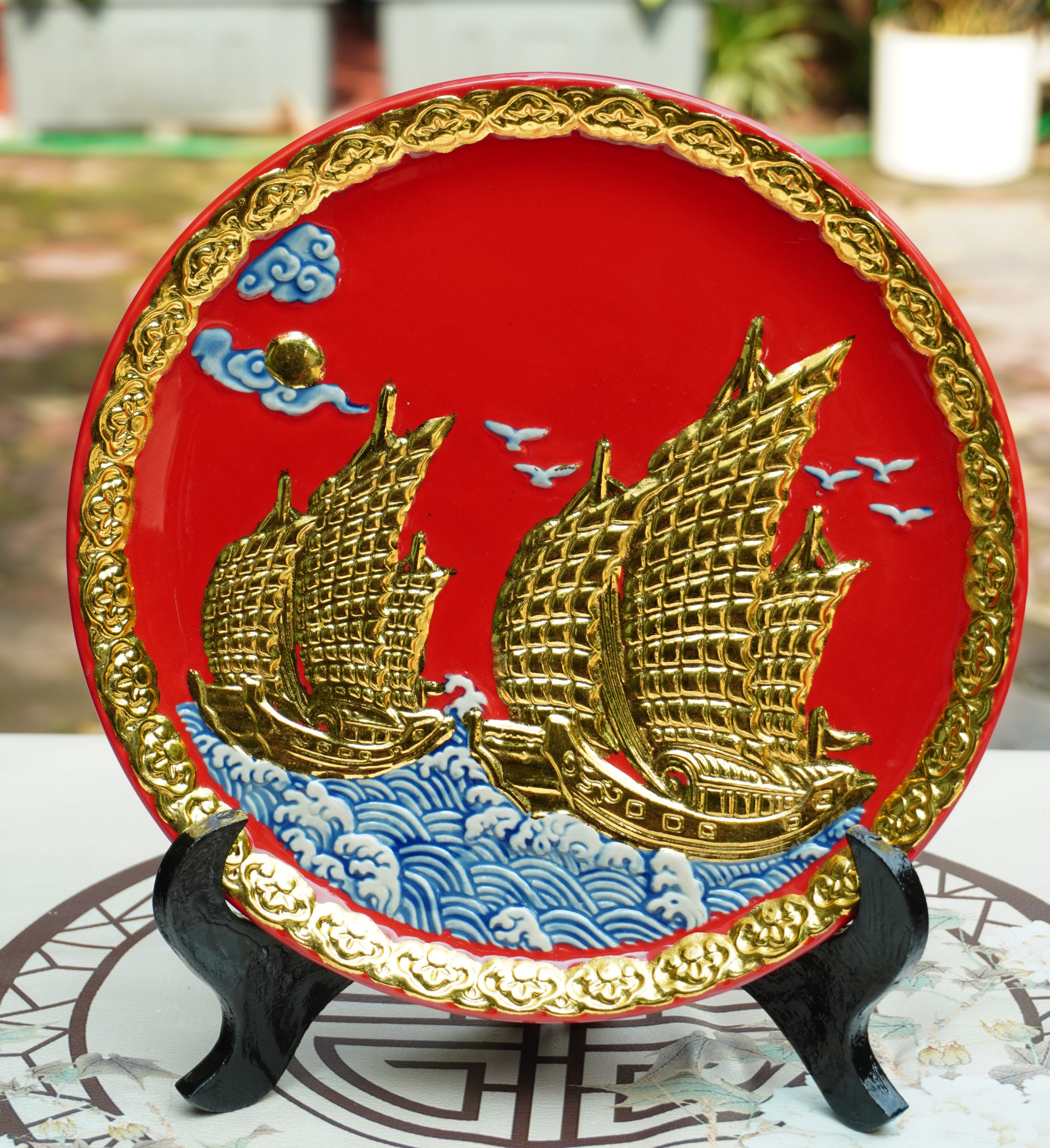 Đĩa Cảnh Thuận Buồm Xuôi Gió dia canh tb6 scaled