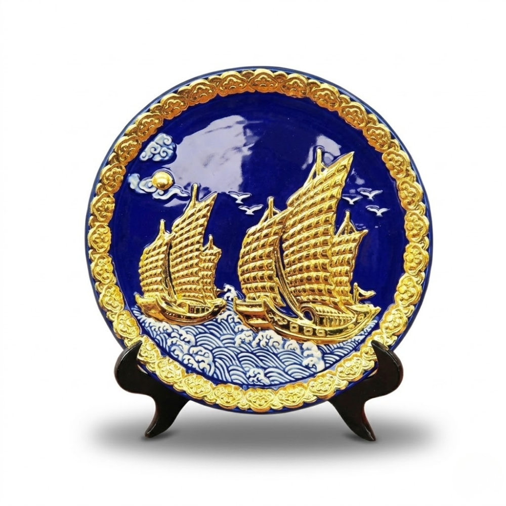 đĩa cảnh thuận buồm