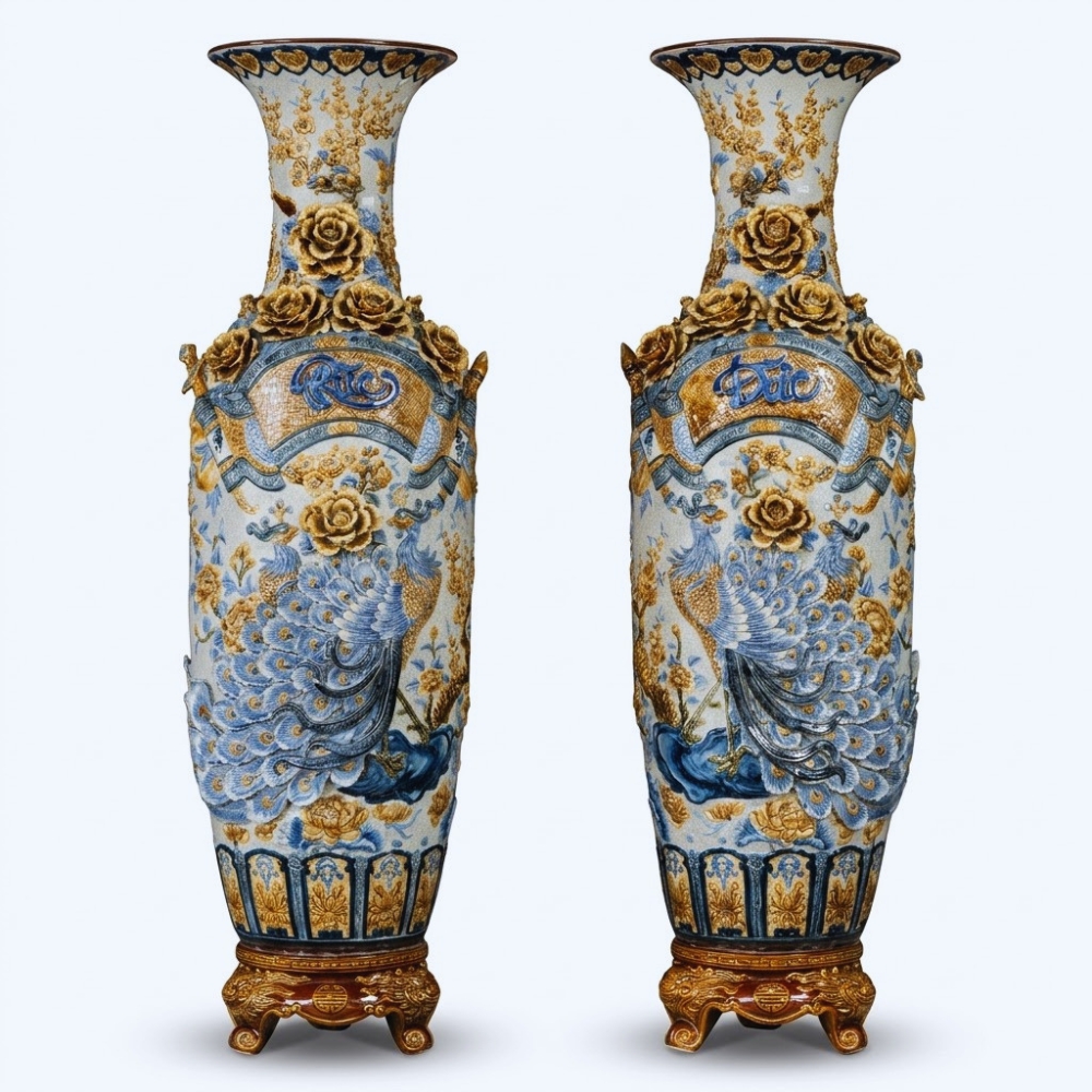 lọ lục bình phúc đức đuôi kênh men rạn