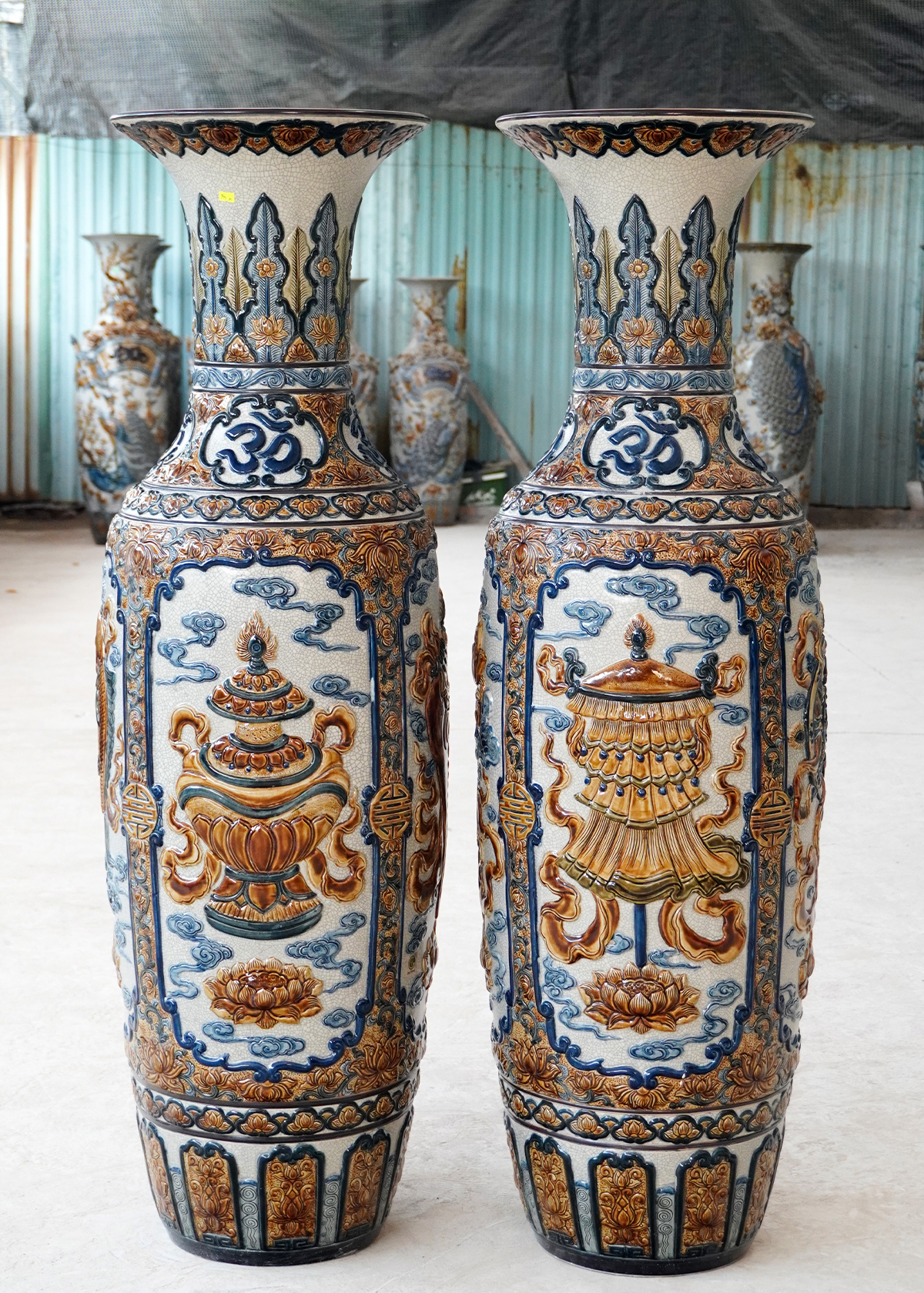 Lục bình bát bửu độ gia men rạn luc binh bat buu do gia2