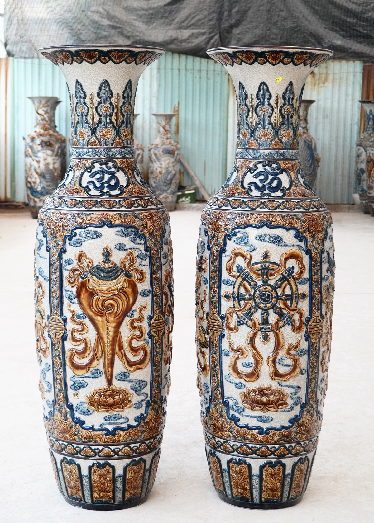 Lục bình bát bửu độ gia men rạn luc binh bat buu do gia3