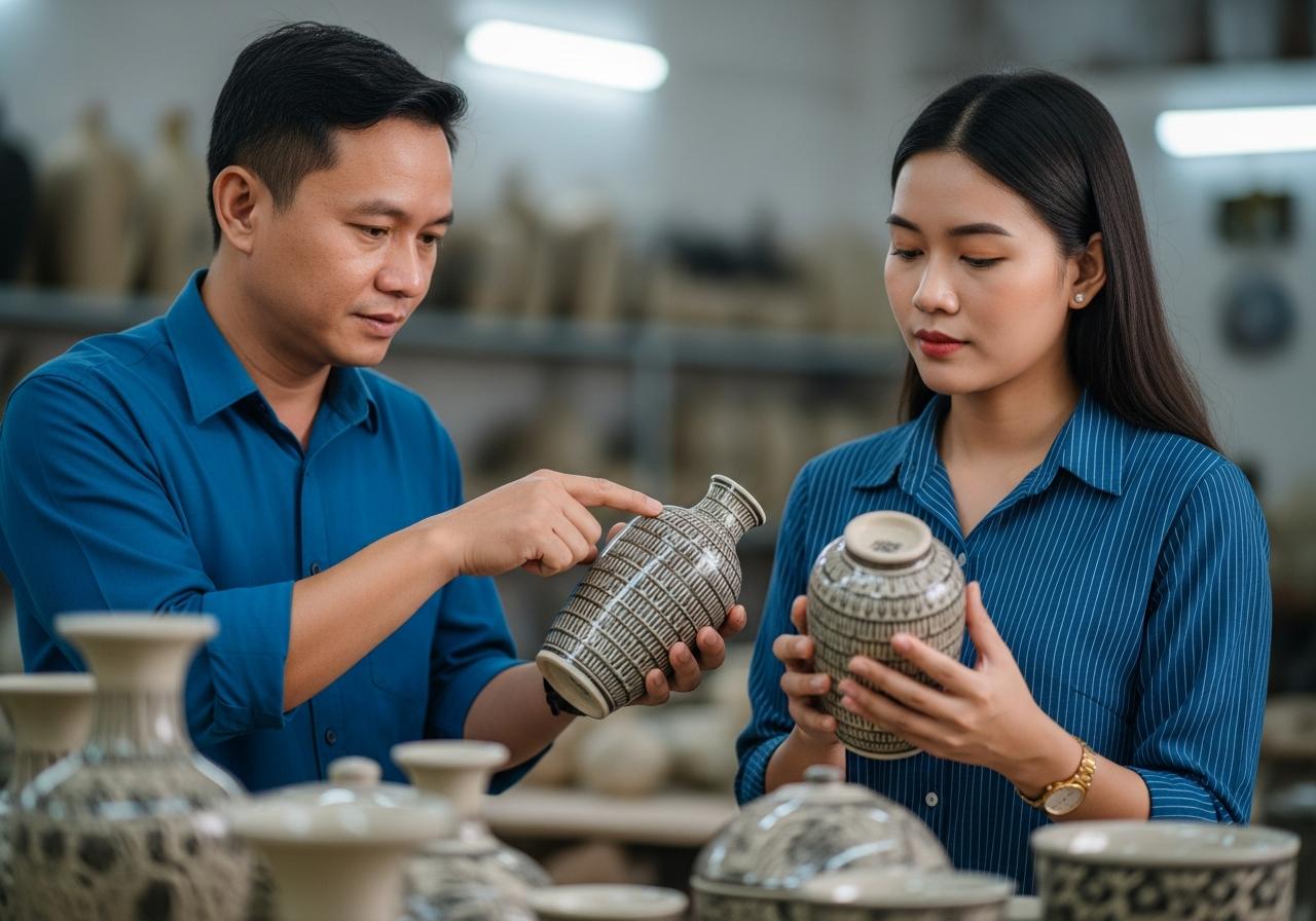 nhận biết gốm bát tràng chính hãng