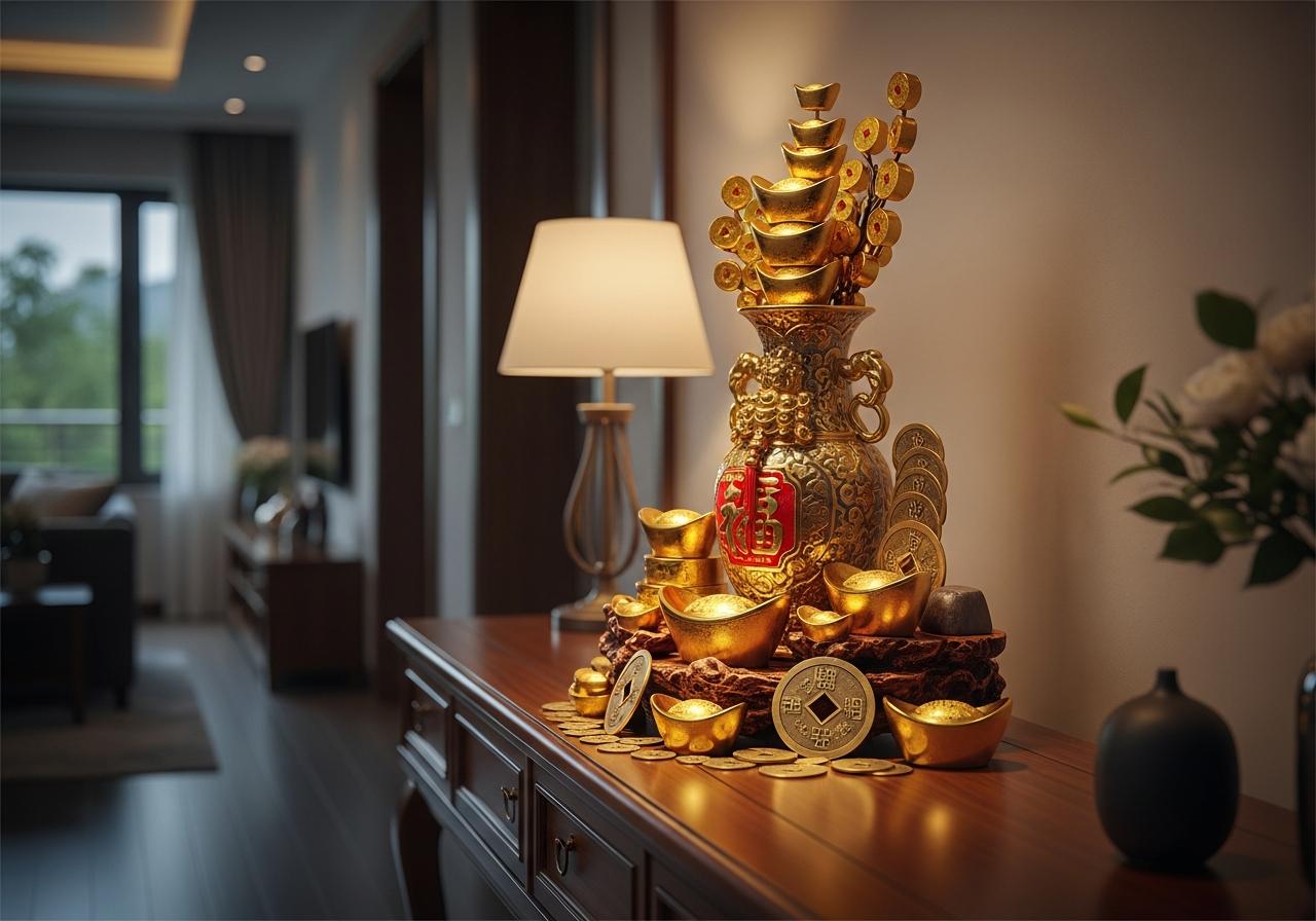 Cho gì vào bình hút lộc? 