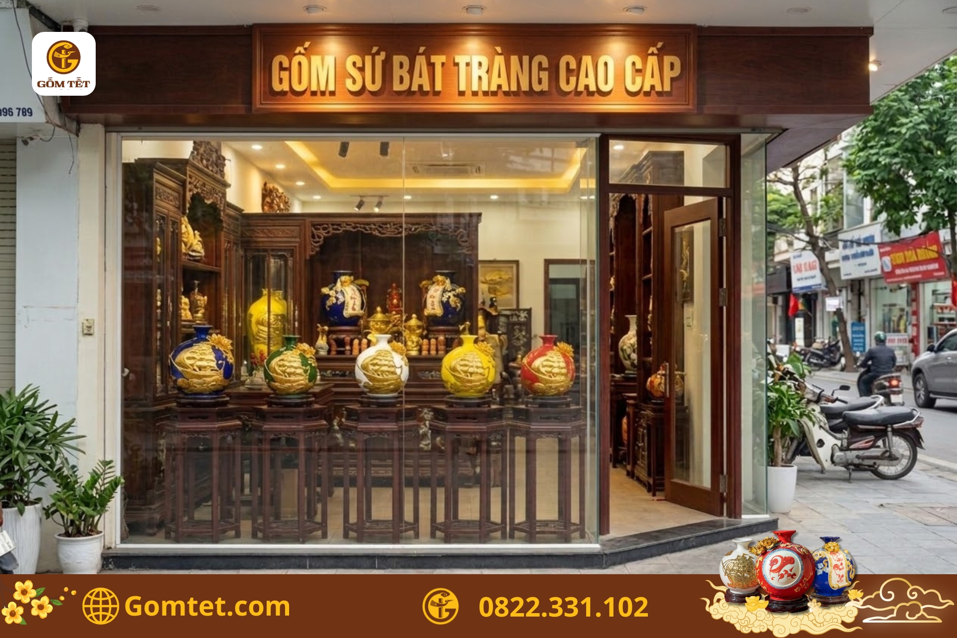 cửa hàng gốm bát tràng cao bằng