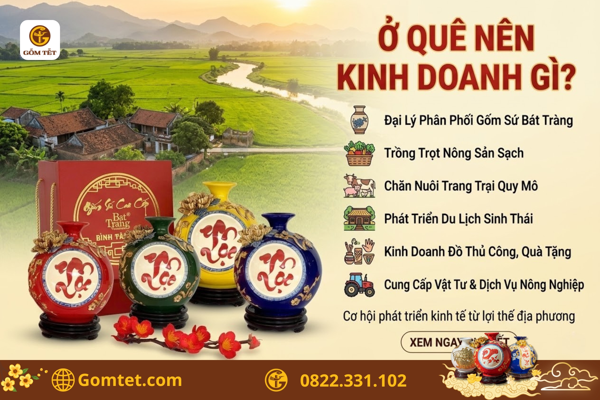 ở quê nên kinh doanh gì
