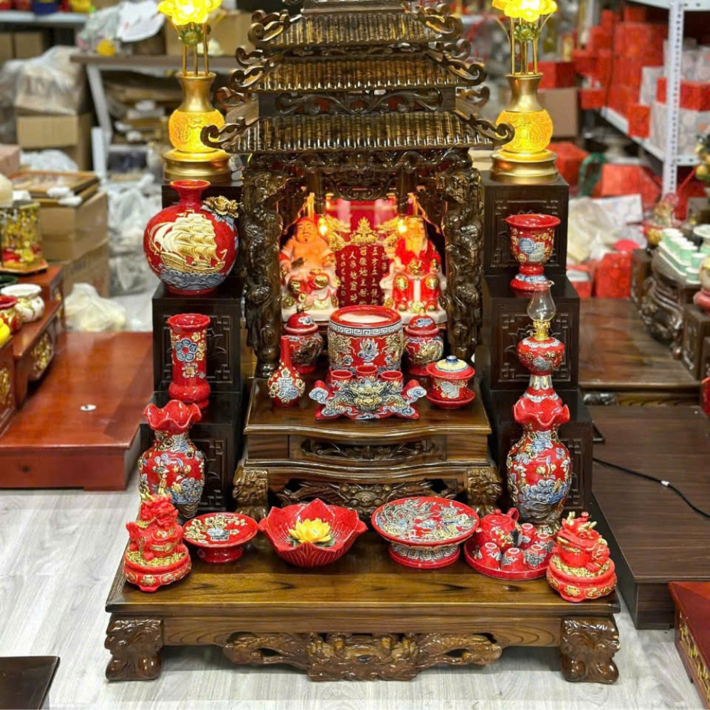 ban thờ thần tài