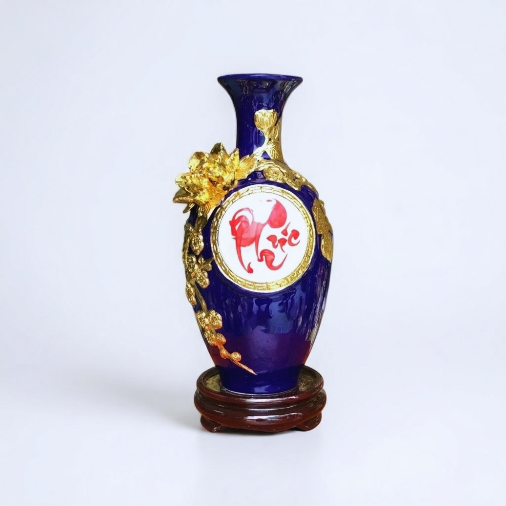 Bảo Bình Chữ Phúc bảo bình chữ phúc dát vàng