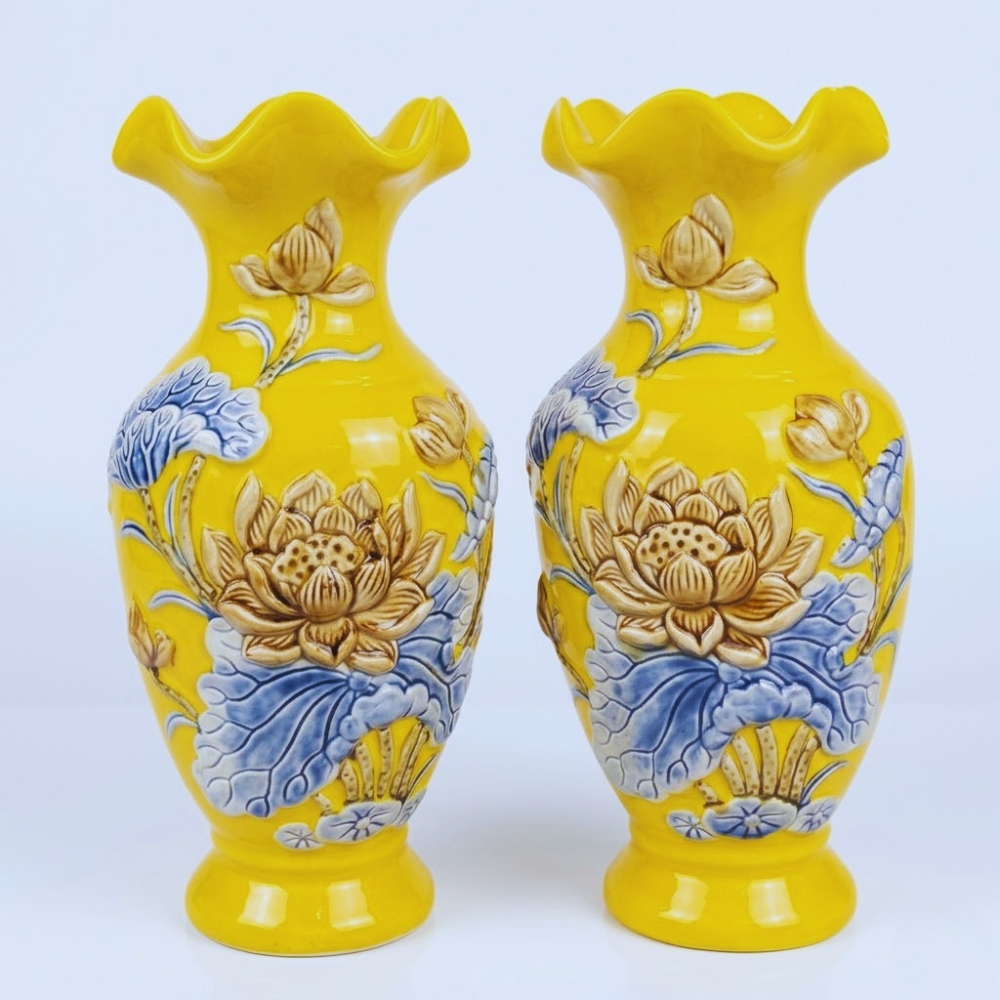 Lọ Lượn Sen Men Màu